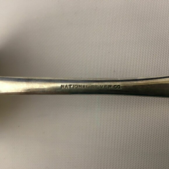 National Silver Co Silver Plate Gravy Ladle Spoon - Picture 10 of 11